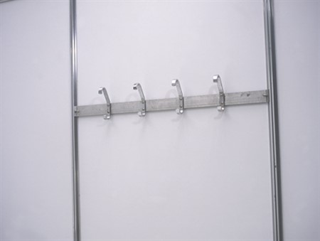 Klädhängare 4-krok, profilvägg